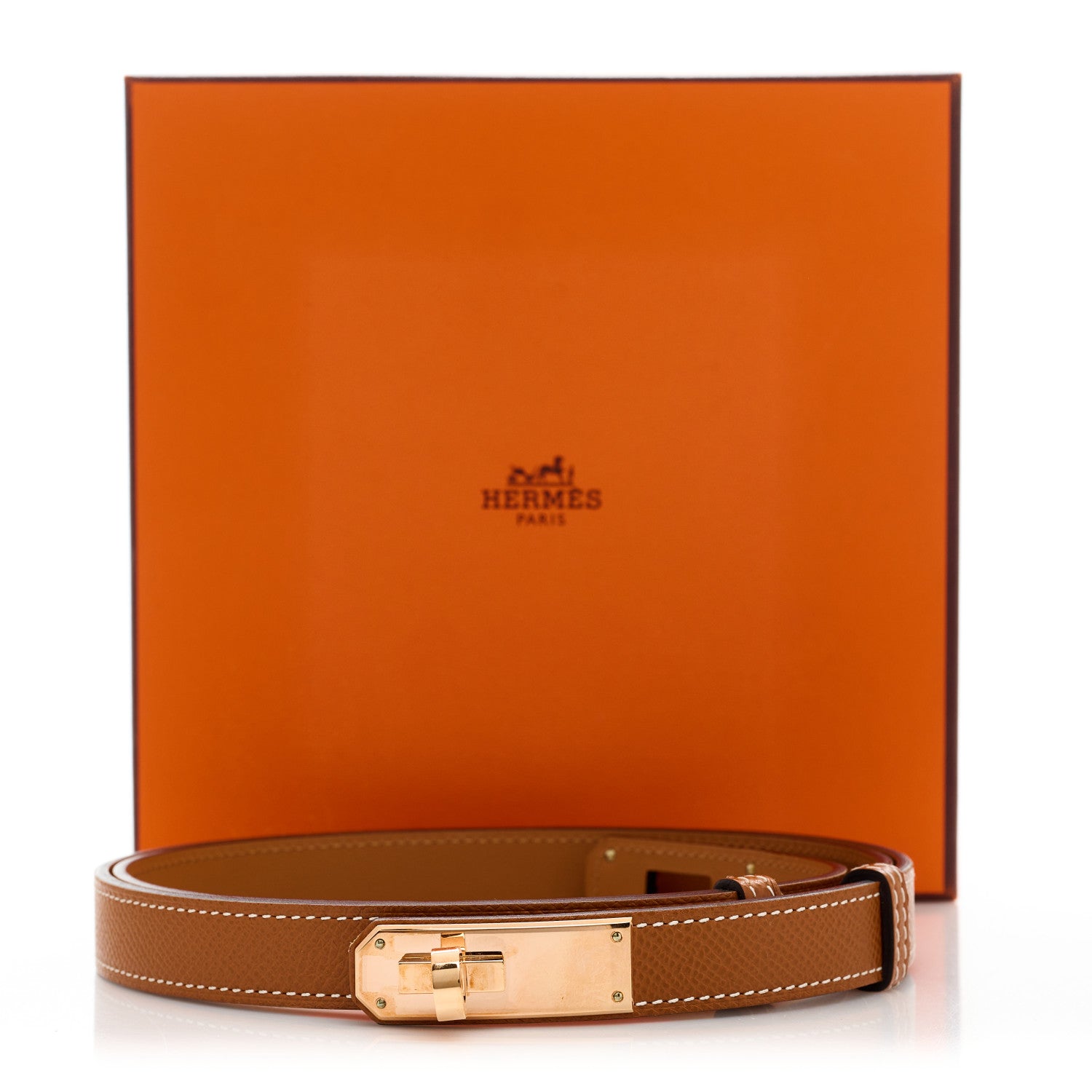Hermes Epsom Kelly Belt Gold 4 of 4