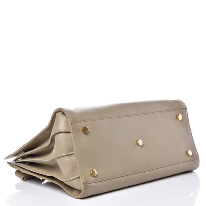 Saint Laurent Calfskin Small Sac De Jour Beige 4 of 19