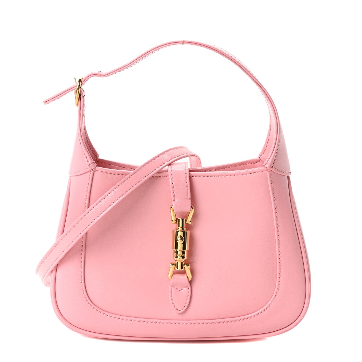 Gucci Boarded Dyana Lux Calfskin Mini Jackie 1961 Hobo Wild Rose 1 of 10