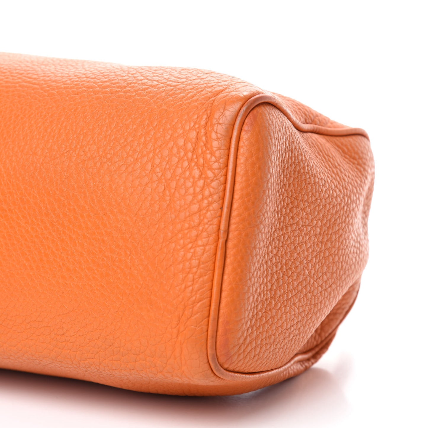 Vitello Daino Shoulder Bag Papaya