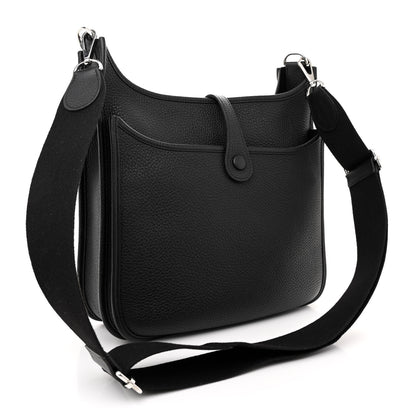 Hermes Taurillon Clemence Evelyne III PM Black 3 of 11