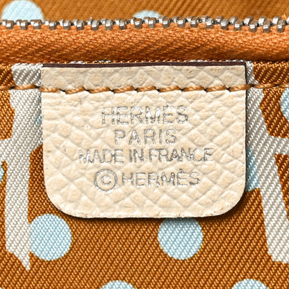 Hermes Epsom Silk'In Wallet Craie 6 of 7