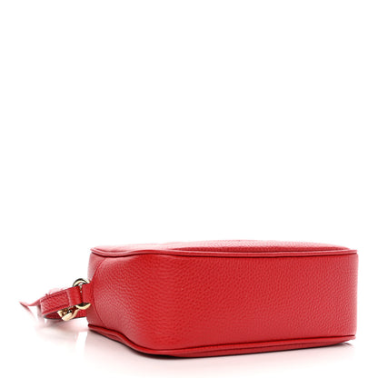 Gucci Pebbled Calfskin Small Soho Disco Bag Tabasco Red 4 of 10