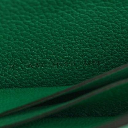 Hermes Evercolor Bi-Color Roulis Slim Wallet Menthe Vert Bosphore 7 of 8