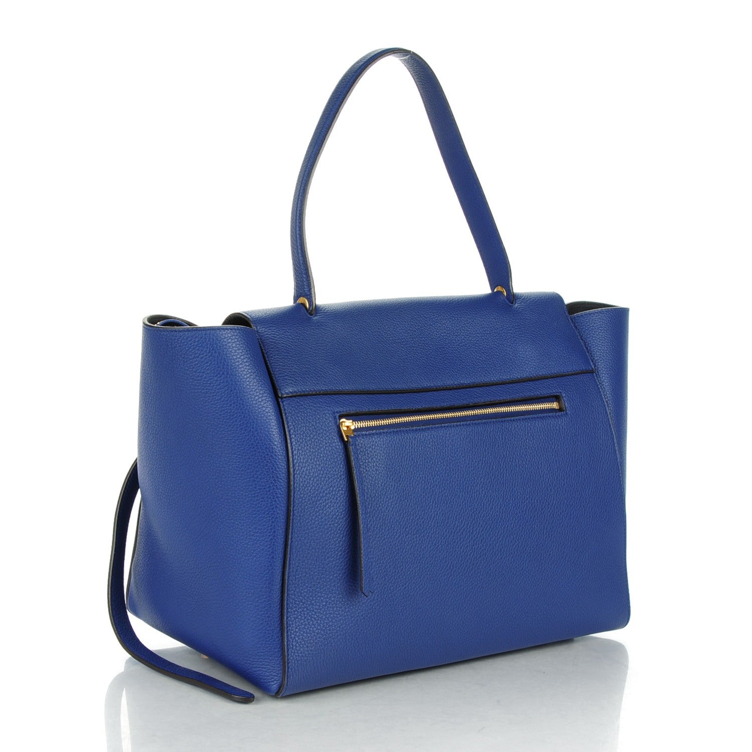 Celine Drummed Calfskin Small Belt Bag Indigo 3 of 7