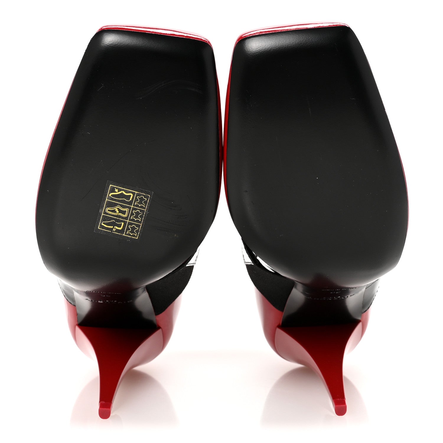 Givenchy Patent Calfskin Square Pump 36 Deep Red 6 of 10