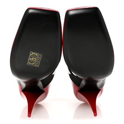 Givenchy Patent Calfskin Square Pump 36 Deep Red 6 of 10