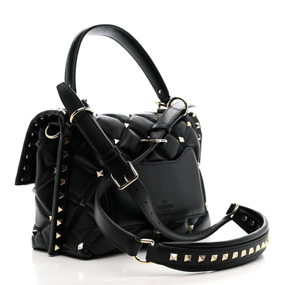 Valentino Garavani Nappa Medium Candystud Top Handle Bag Black 3 of 10