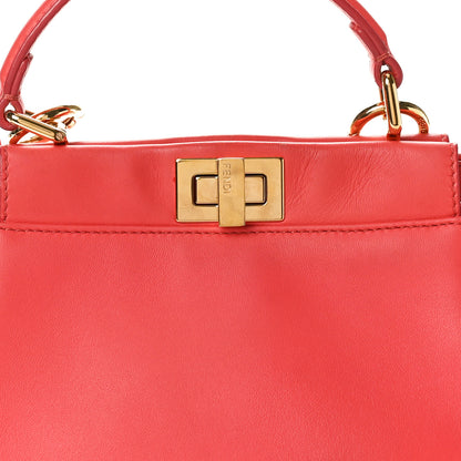 Fendi Nappa Mini Peekaboo Iconic Satchel Rosa Exstasy 7 of 10