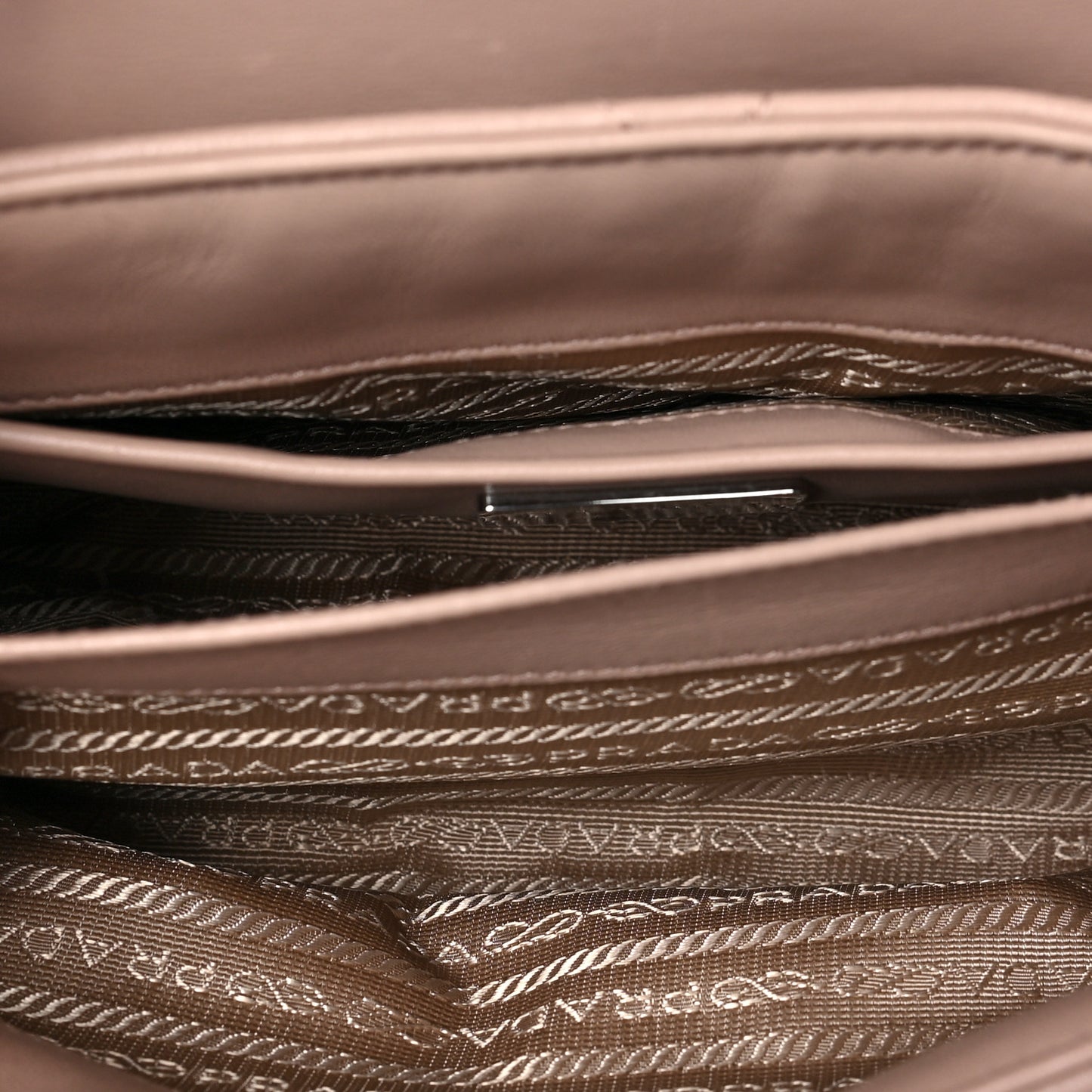 Nappa Triangle Stitched Small Spectrum Bag Cipria
