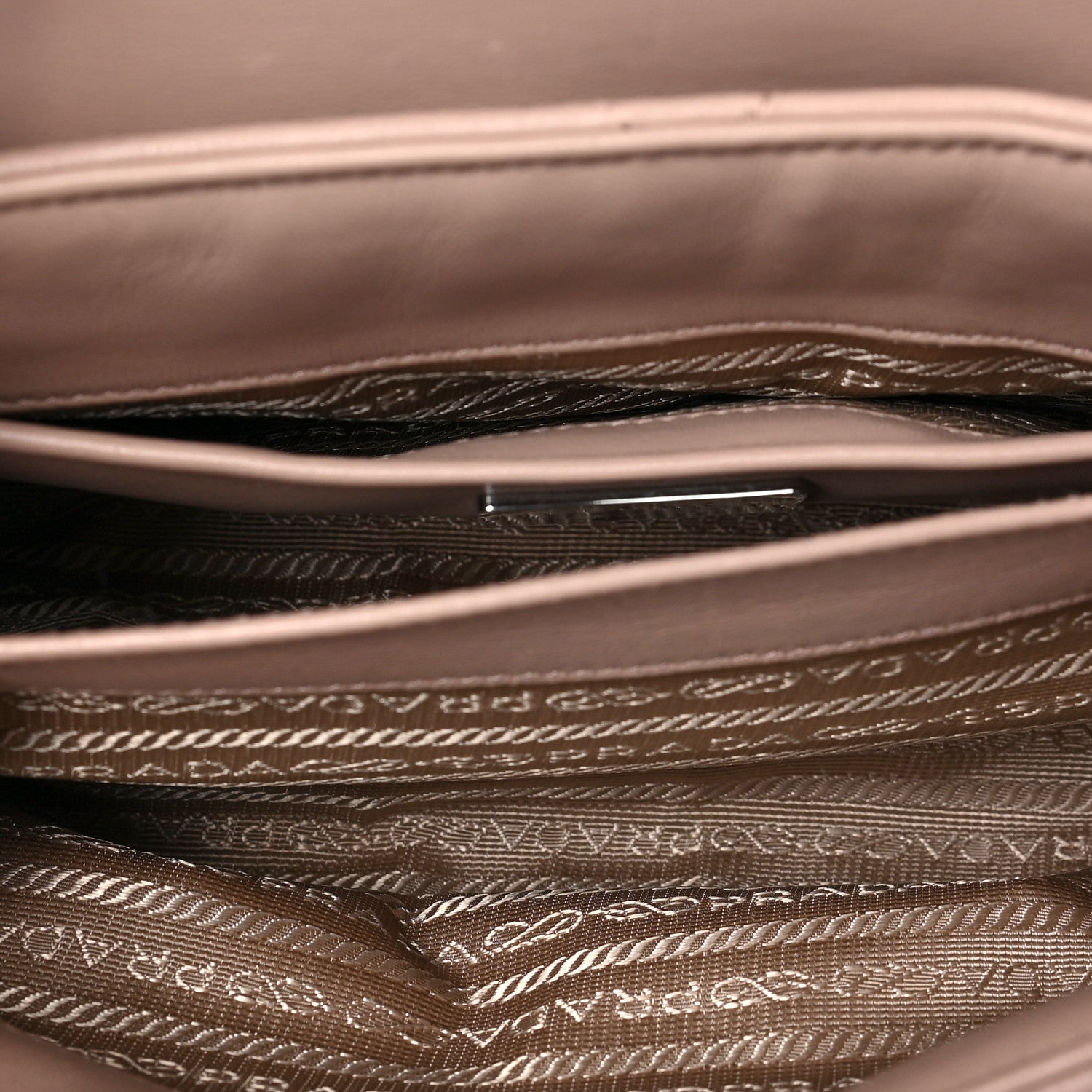 Prada Nappa Triangle Stitched Small Spectrum Bag Cipria 5 of 8