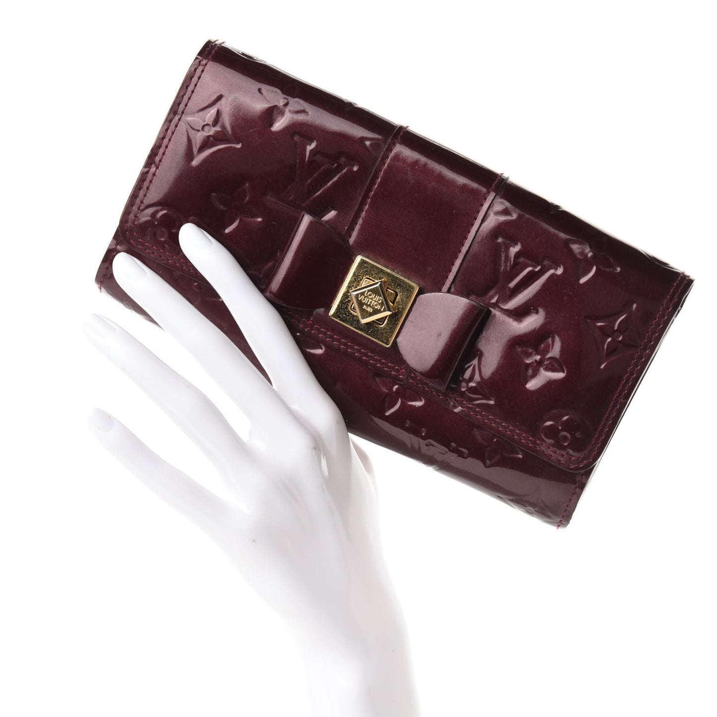 Vernis Sarah Noeud Wallet Rouge Fauviste
