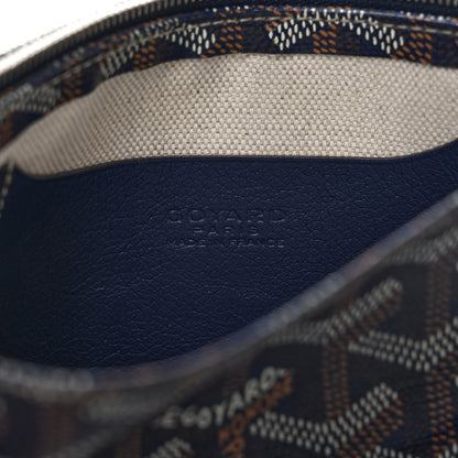 Goyard Goyardine Plumet Wallet Clutch Navy 6 of 9