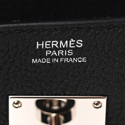 Hermes Togo Kelly Messenger GM Black 6 of 12