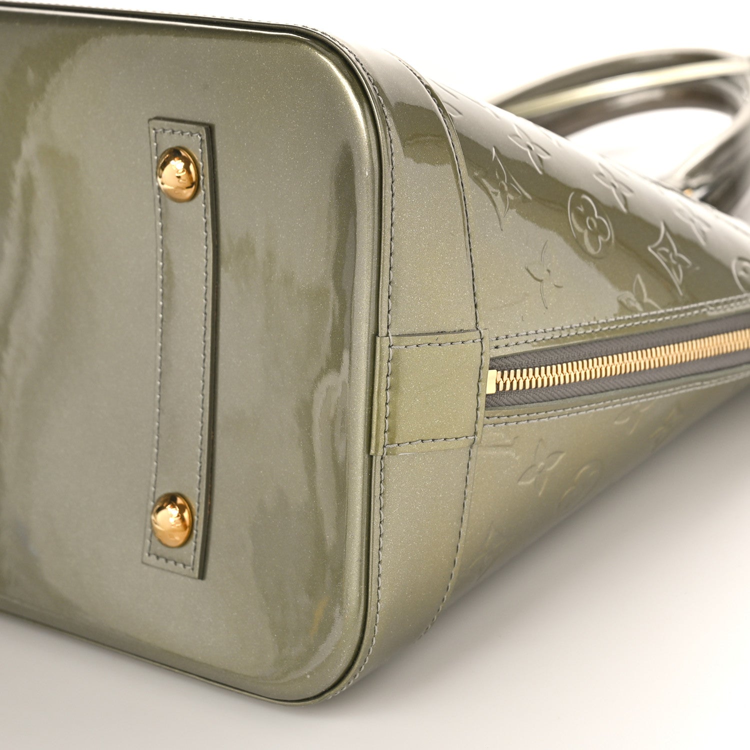 Louis Vuitton Vernis Alma GM Gris Art Deco 8 of 8