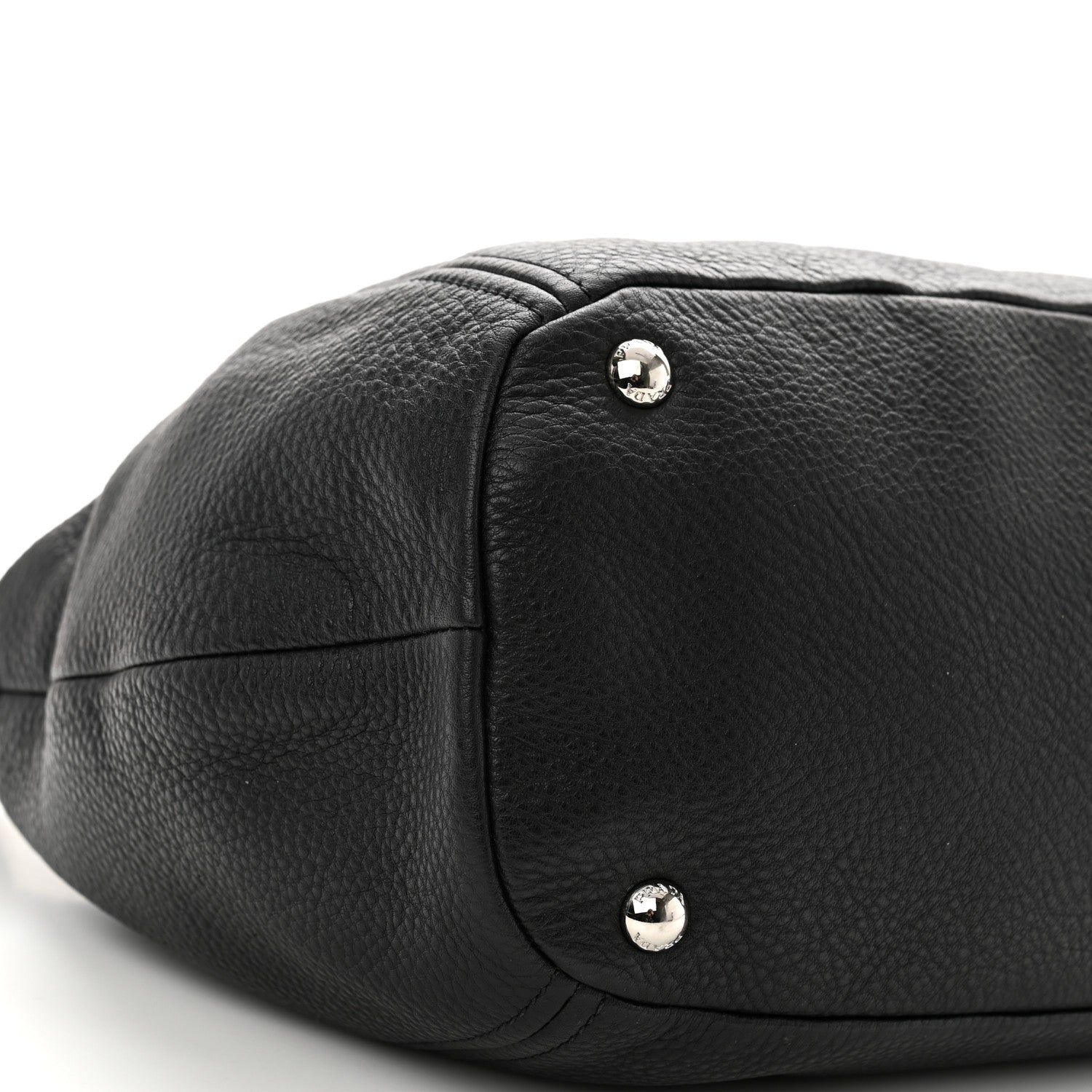 Prada Vitello Phenix Hobo Black 9 of 11