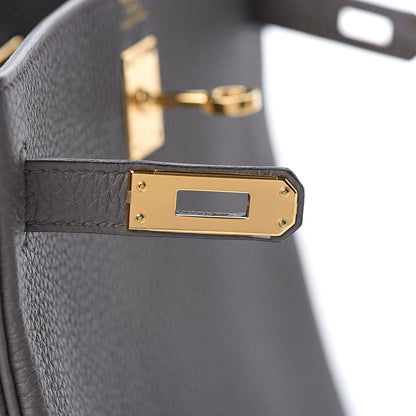 Hermes Togo Kelly Retourne 25 Etain 23 of 38