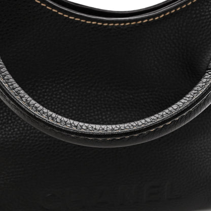 Chanel Grained Calfskin Tassel Hobo Black 11 of 12