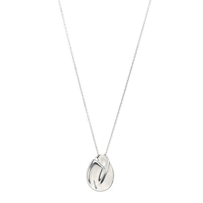 Tiffany Sterling Silver Elsa Peretti Madonna Pendant Necklace 1 of 4