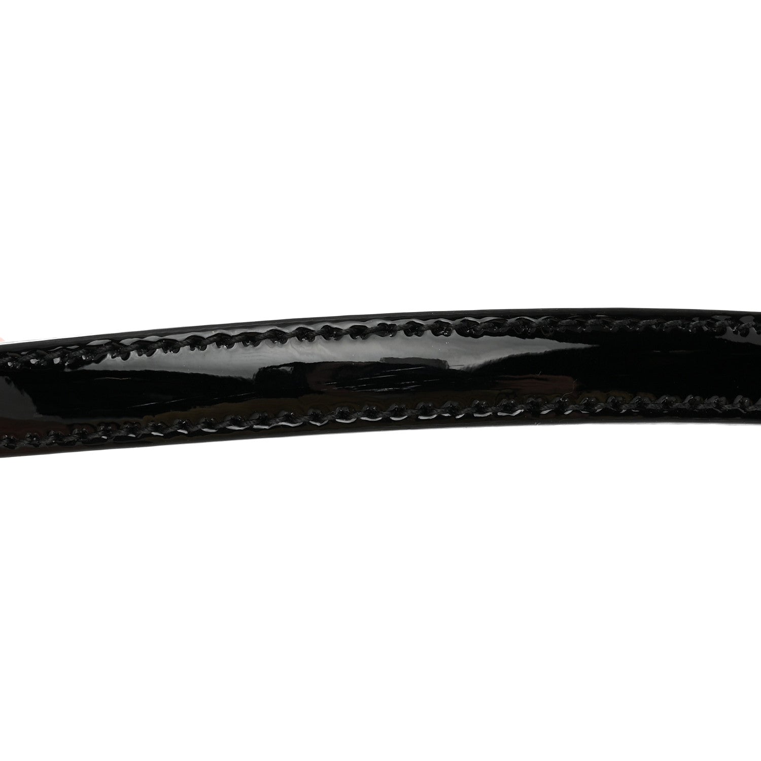 Gucci Patent Double G Thin Belt Black 5 of 6