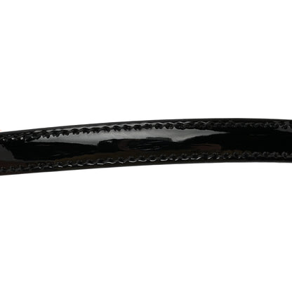 Gucci Patent Double G Thin Belt Black 5 of 6