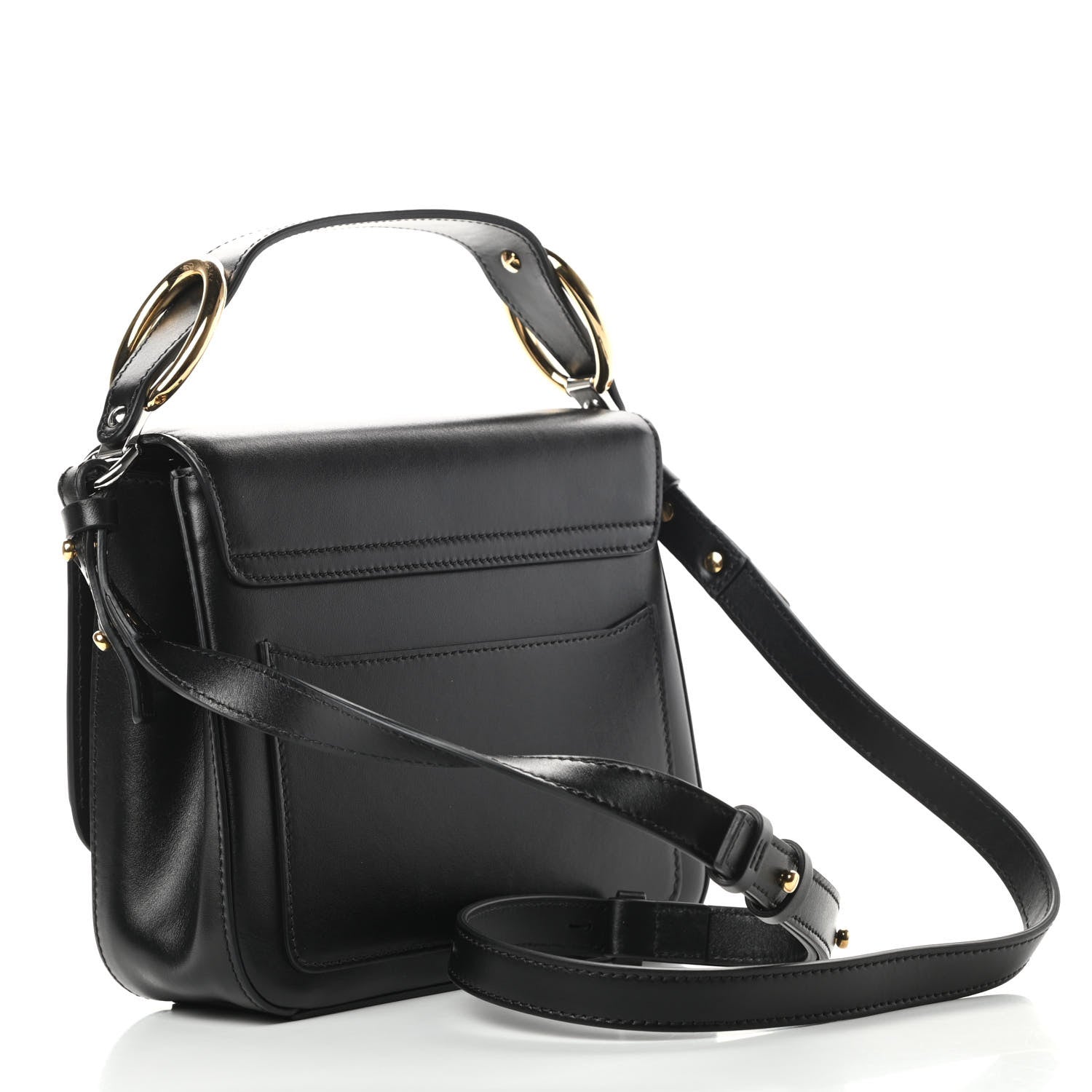 Chloe Calfskin Small C Double Carry Black 3 of 11