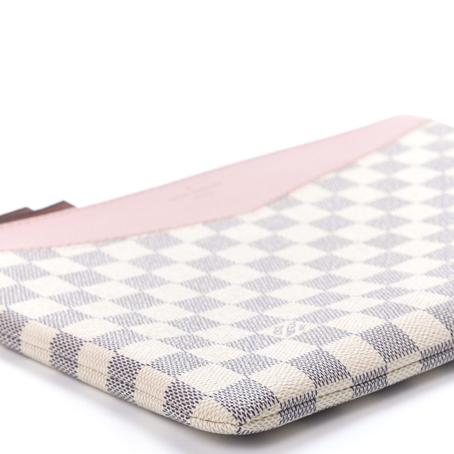 Damier Azur Daily Pouch Rose Poudre