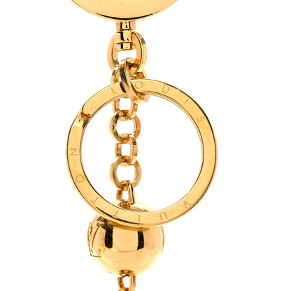 Louis Vuitton Goldtone Swing Key Holder and Bag Charm 3 of 3