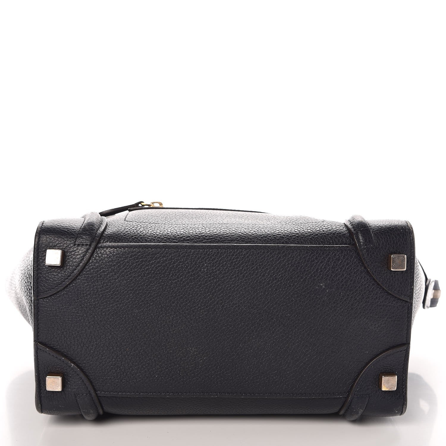 Celine Drummed Calfskin Micro Luggage Black 5 of 31