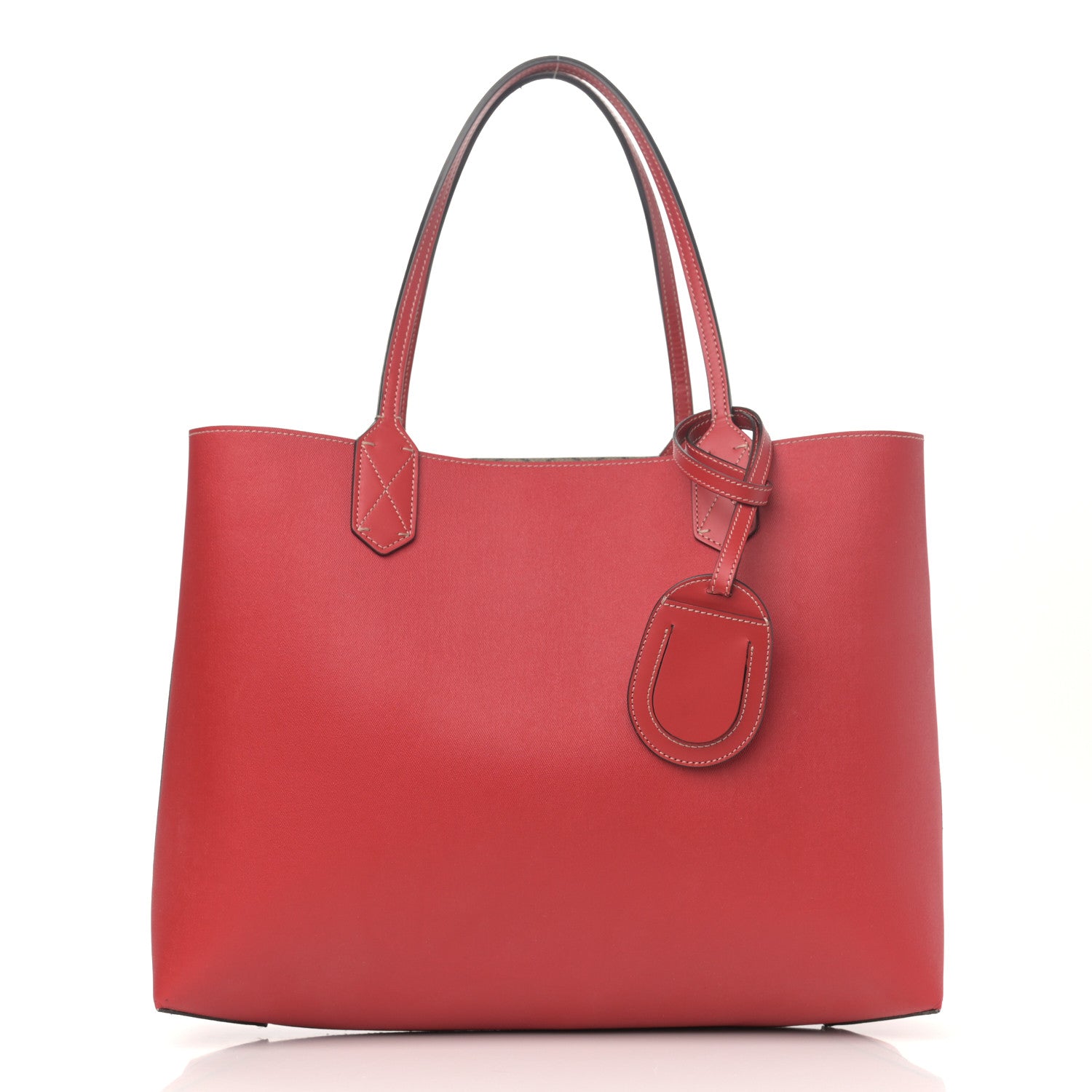 Gucci GG Supreme Medium Reversible Tote Beige Red 3 of 19