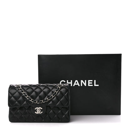 Chanel Lambskin Quilted Small Double Flap Black 15 of 15