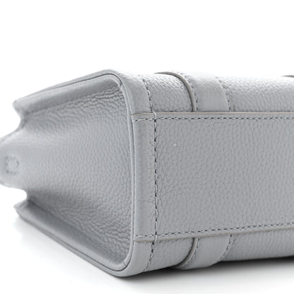 Marc Jacobs Grained Calfskin Mini The Tote Bag Grey 10 of 11