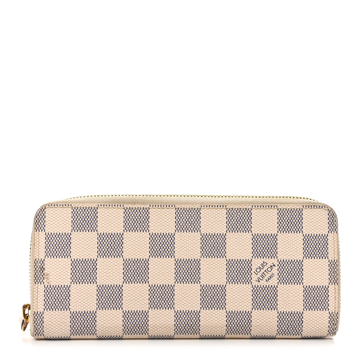 Damier Azur Clemence Wallet Rose Ballerine