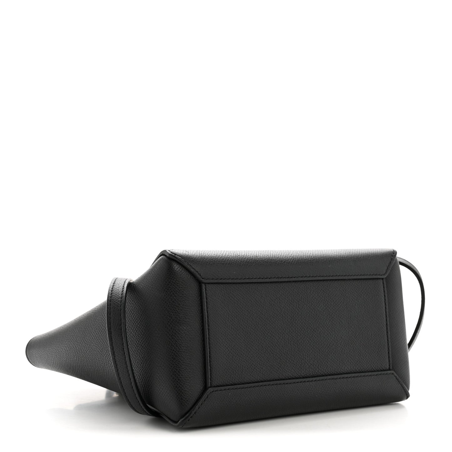 Grained Calfskin Nano Belt Bag Black