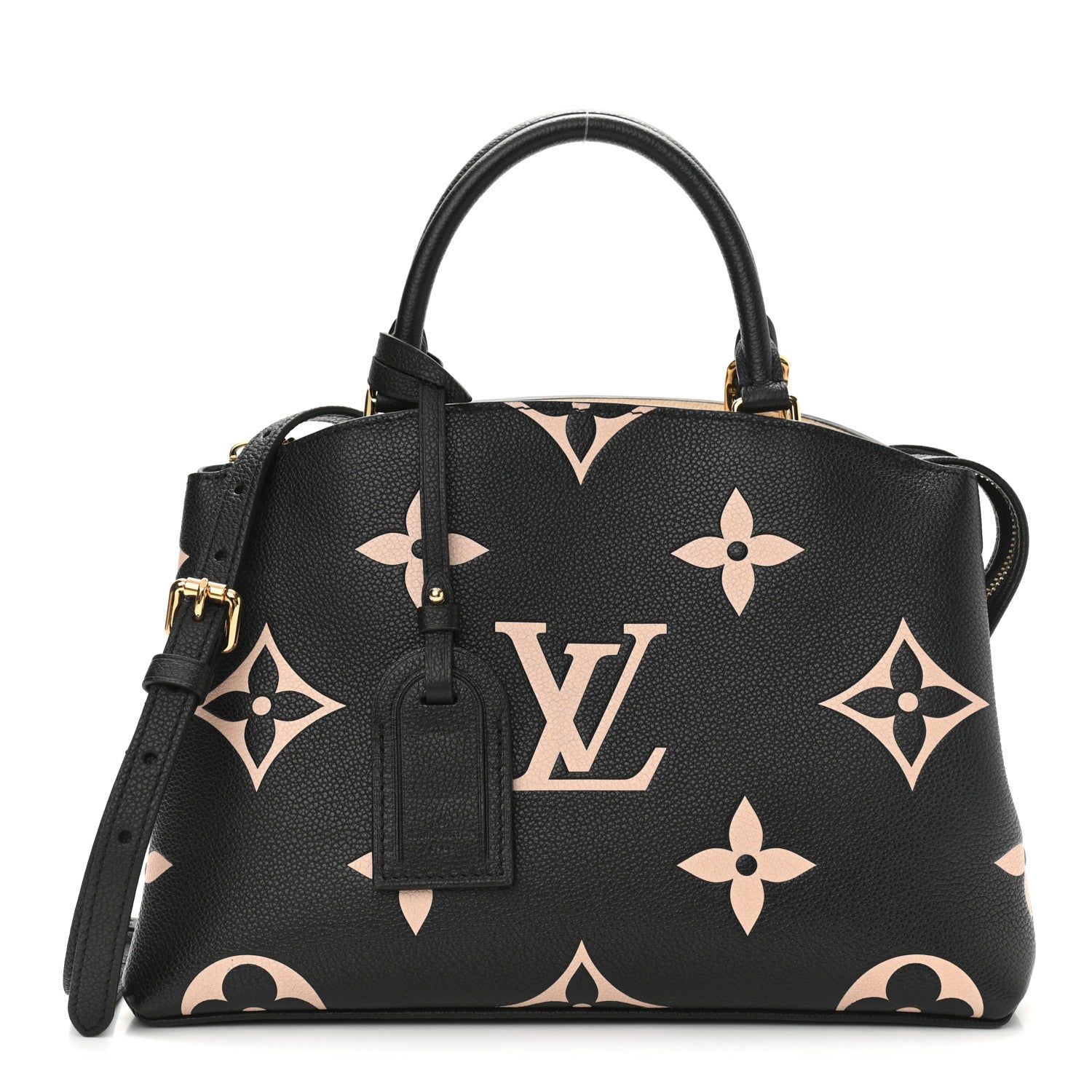 Louis Vuitton Empreinte Monogram Giant Petit Palais Black Beige 1 of 10