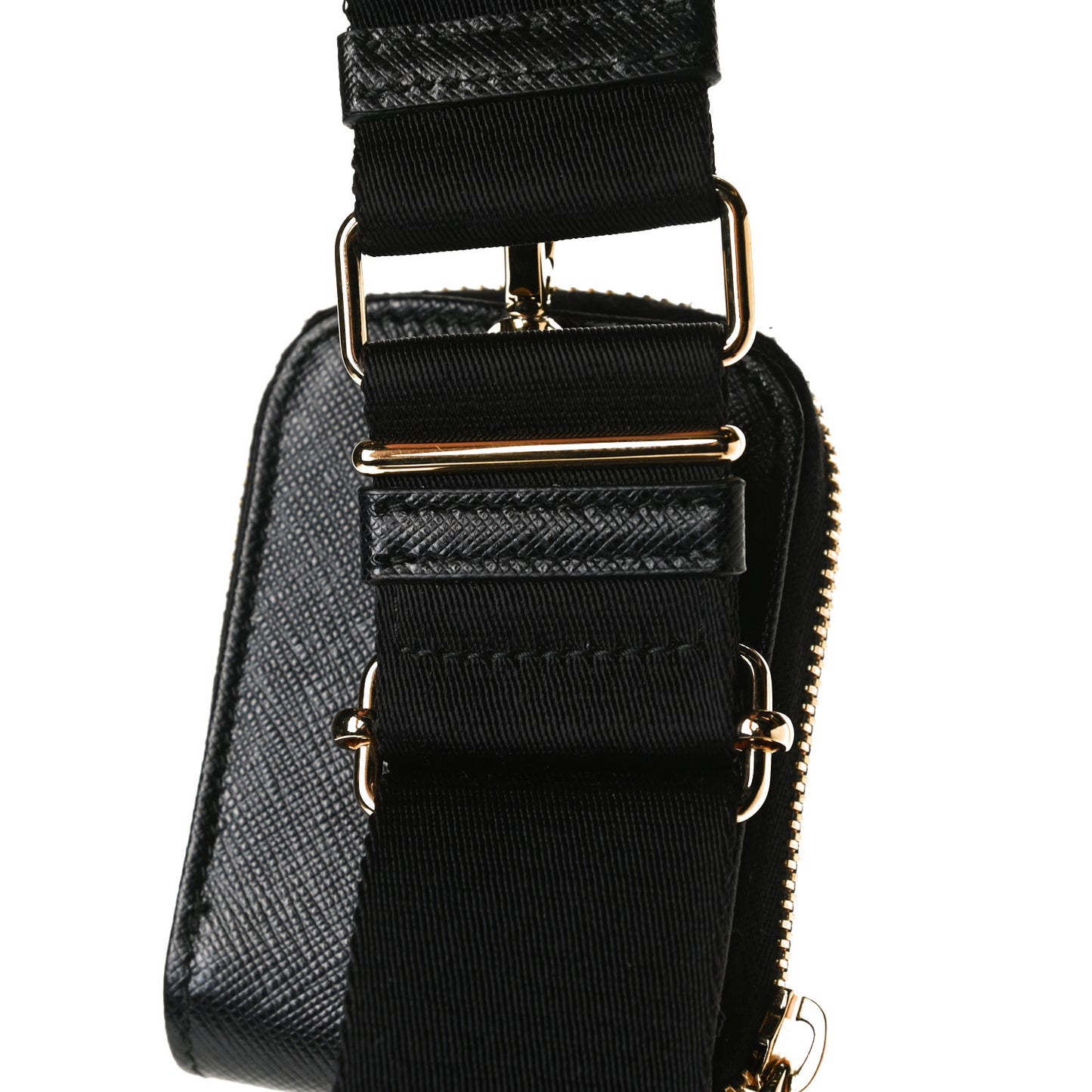 Saffiano Lux Re-Edition 2005 Shoulder Bag Black