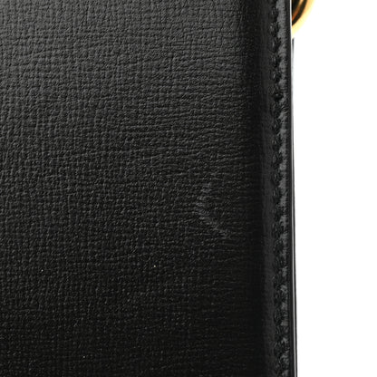 Gucci Textured Calfskin Small Torchon GG Ring Shoulder Bag Black 13 of 13