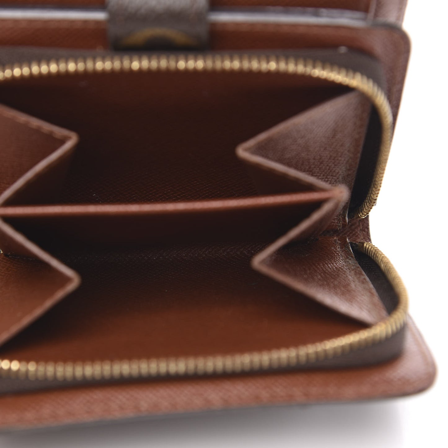 Monogram Compact Zippe Zipped Wallet
