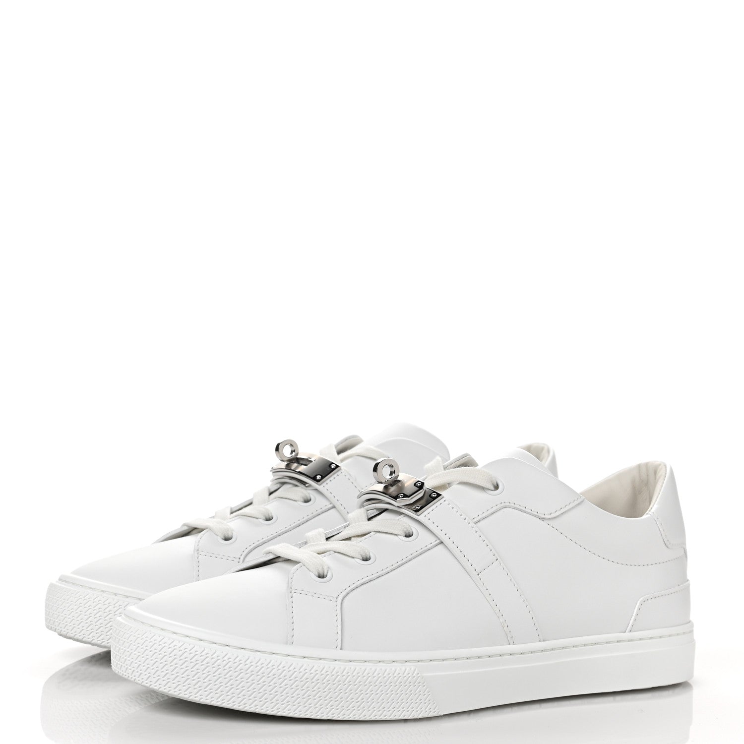 Hermes Calfskin Day Sneakers 41.5 White 3 of 9