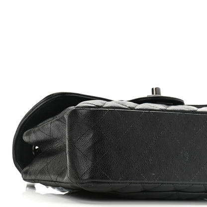 Chanel Crumpled Calfskin Quilted Mini Rectangular Flap So Black 9 of 12