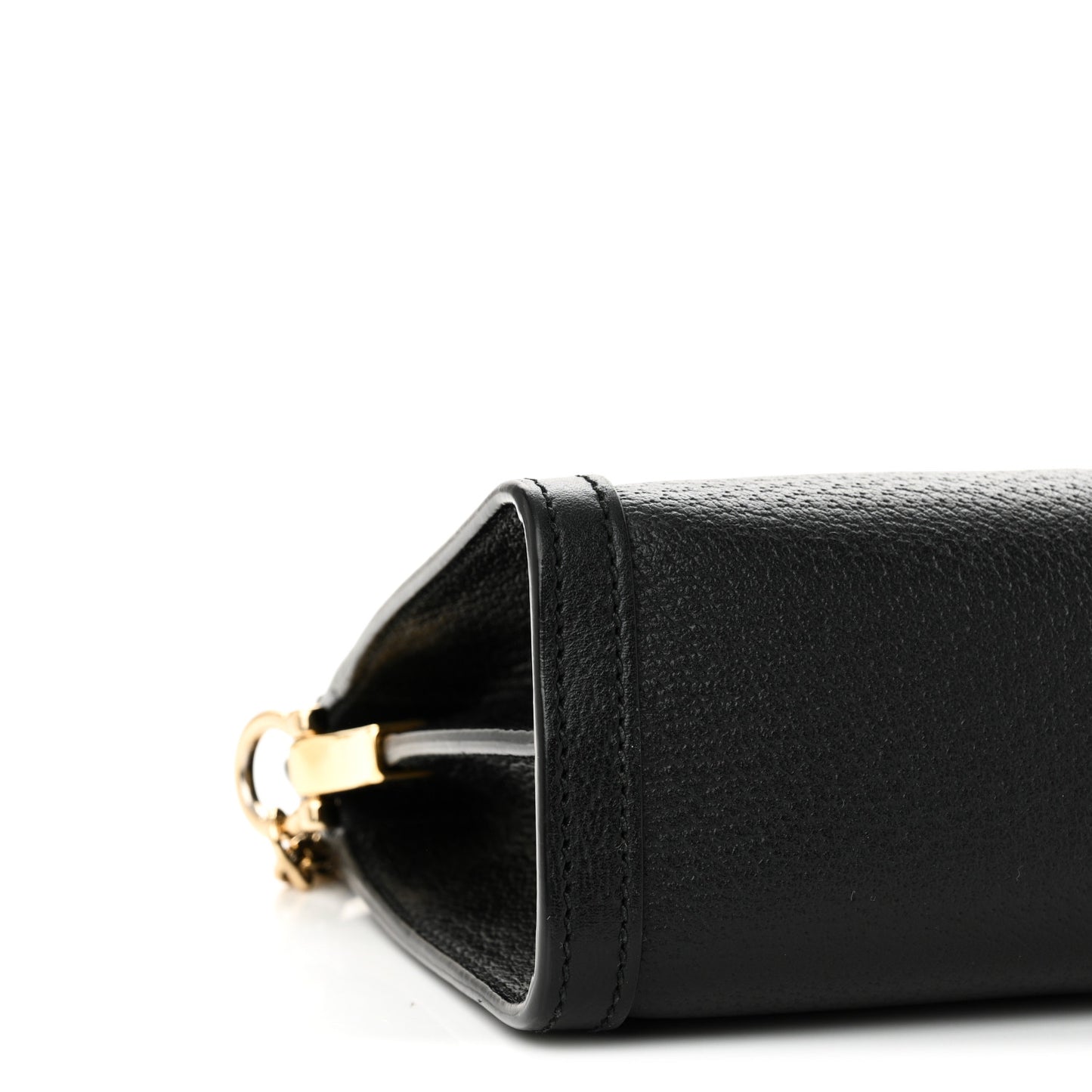 Calfskin GG Web Small Ophidia Chain Shoulder Bag Black