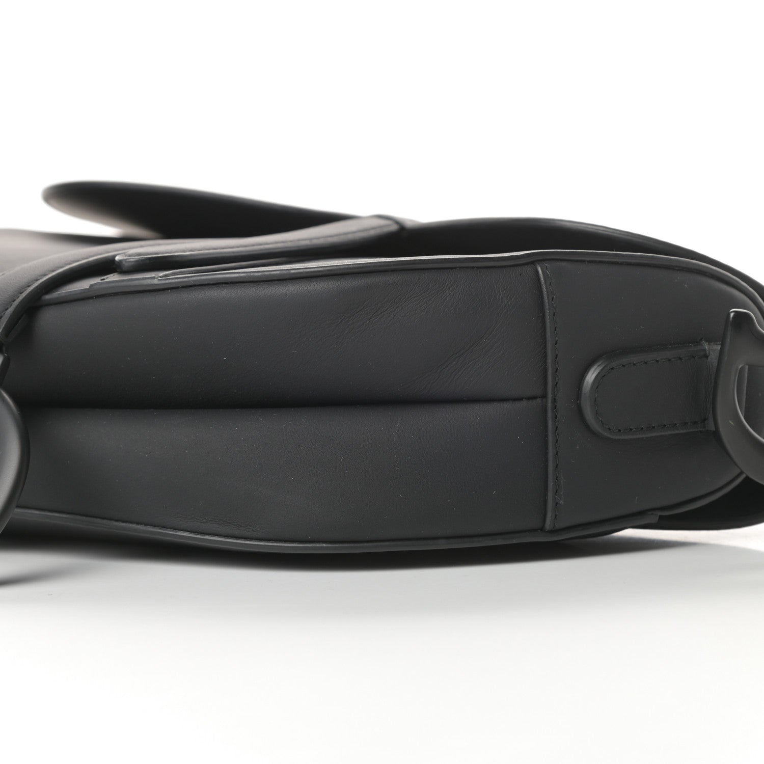 Christian Dior Ultra Matte Calfskin Saddle Bag Black 10 of 12