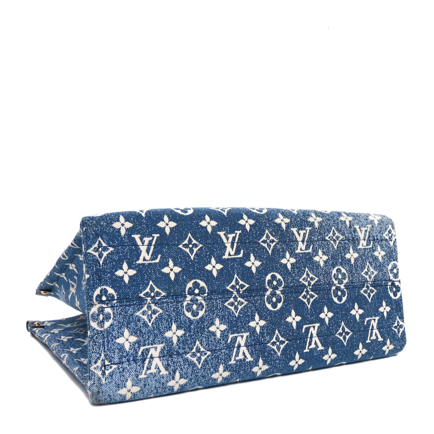 Monogram Jacquard Denim Onthego MM Bleu