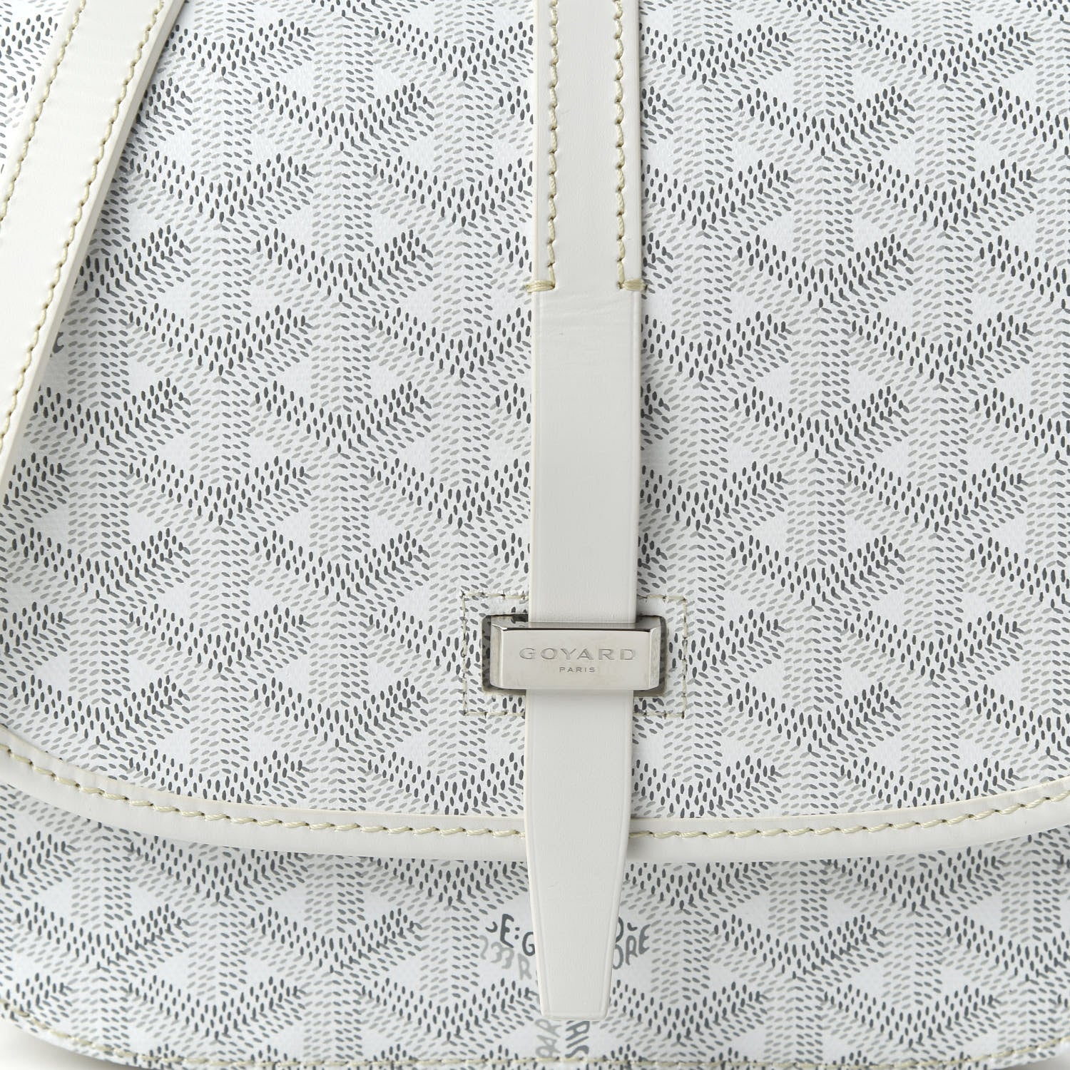 Goyard Goyardine Belvedere II PM Messenger Bag White 9 of 9