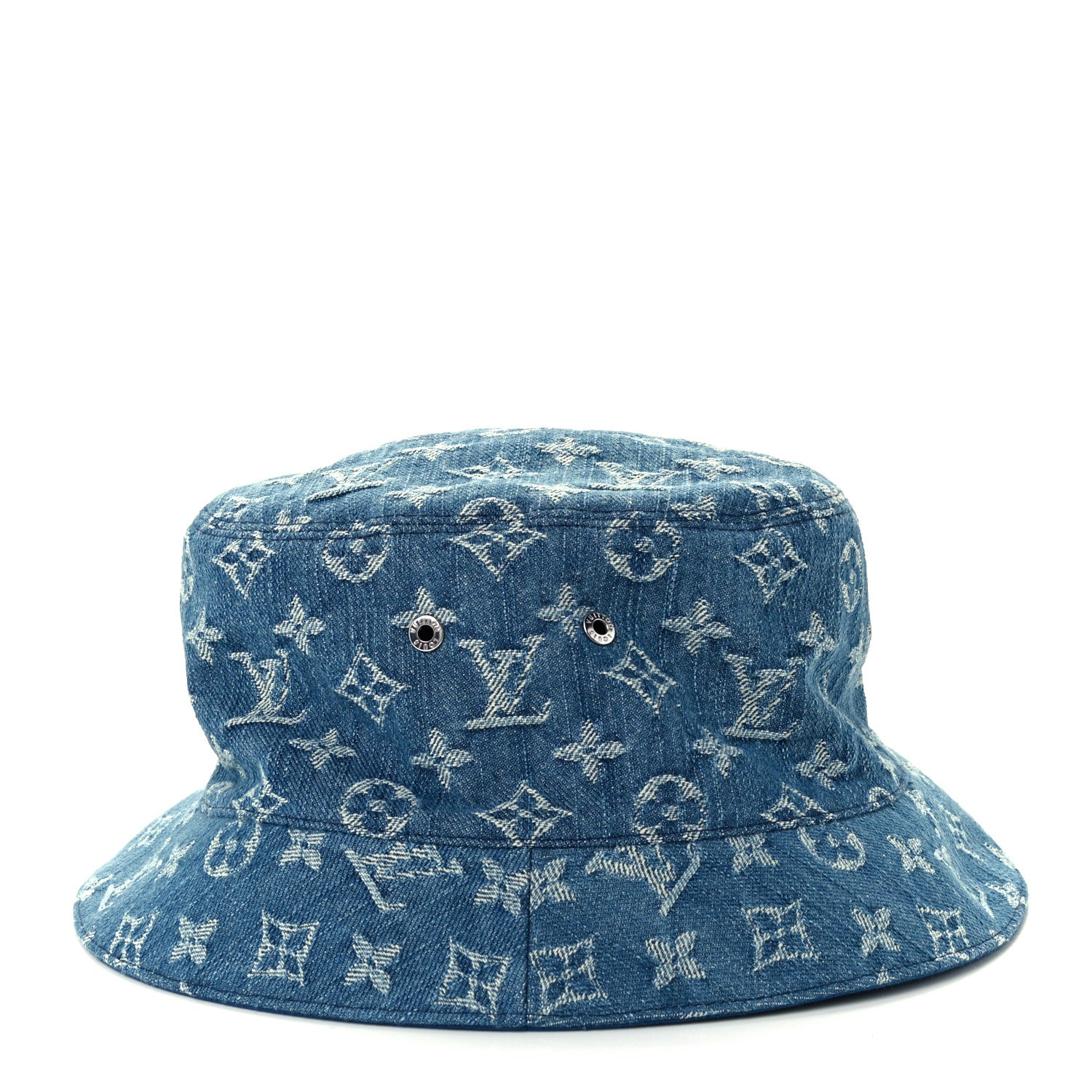 Louis Vuitton Monogram Denim Transformable Bob Bucket Hat 58 Blue 5 of 11
