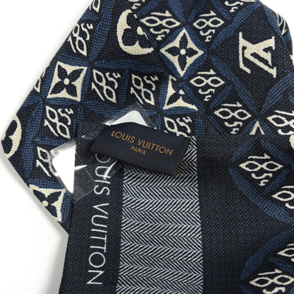 Louis Vuitton Silk Since 1854 Bandeau Blue 3 of 3