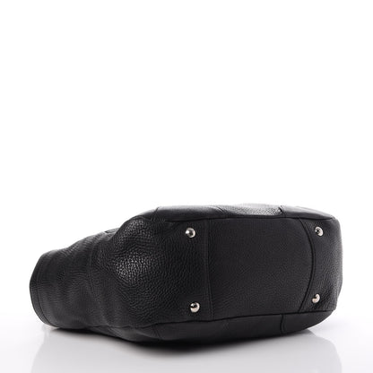 Prada Vitello Daino Side Pocket Hobo Nero Black 4 of 12