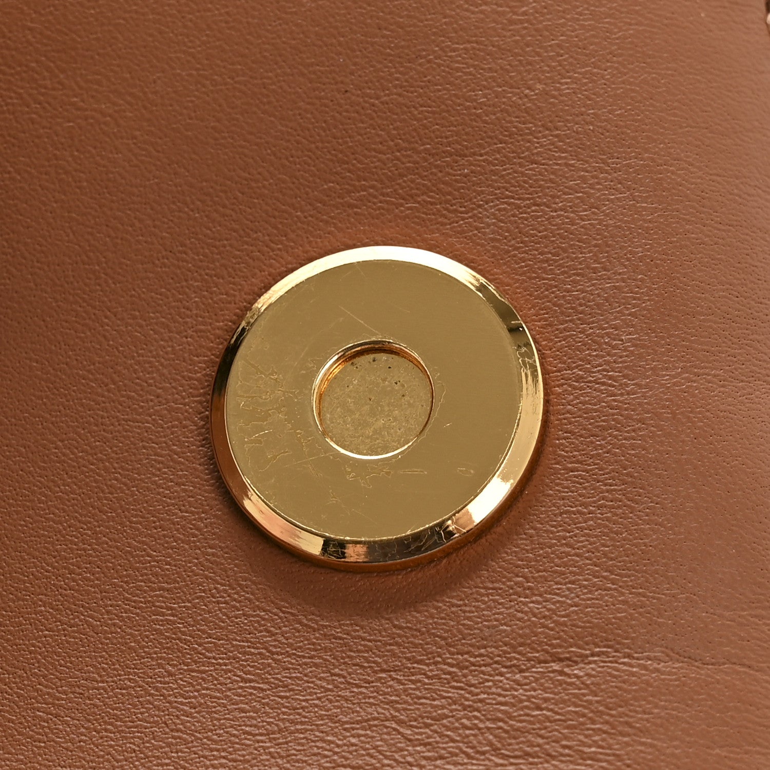 Loewe Calfskin Jacquard Mini Gate Dual Bag Tan 12 of 13