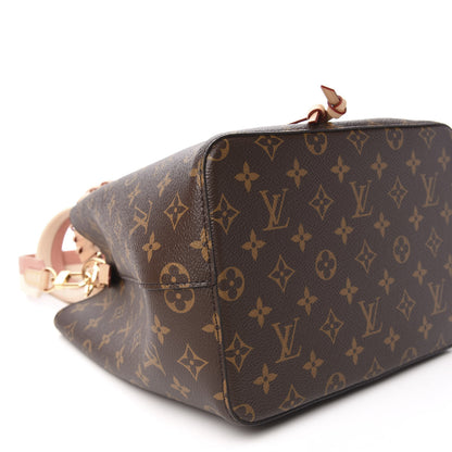 Louis Vuitton Monogram Braided Neonoe MM Peach Cream 6 of 11
