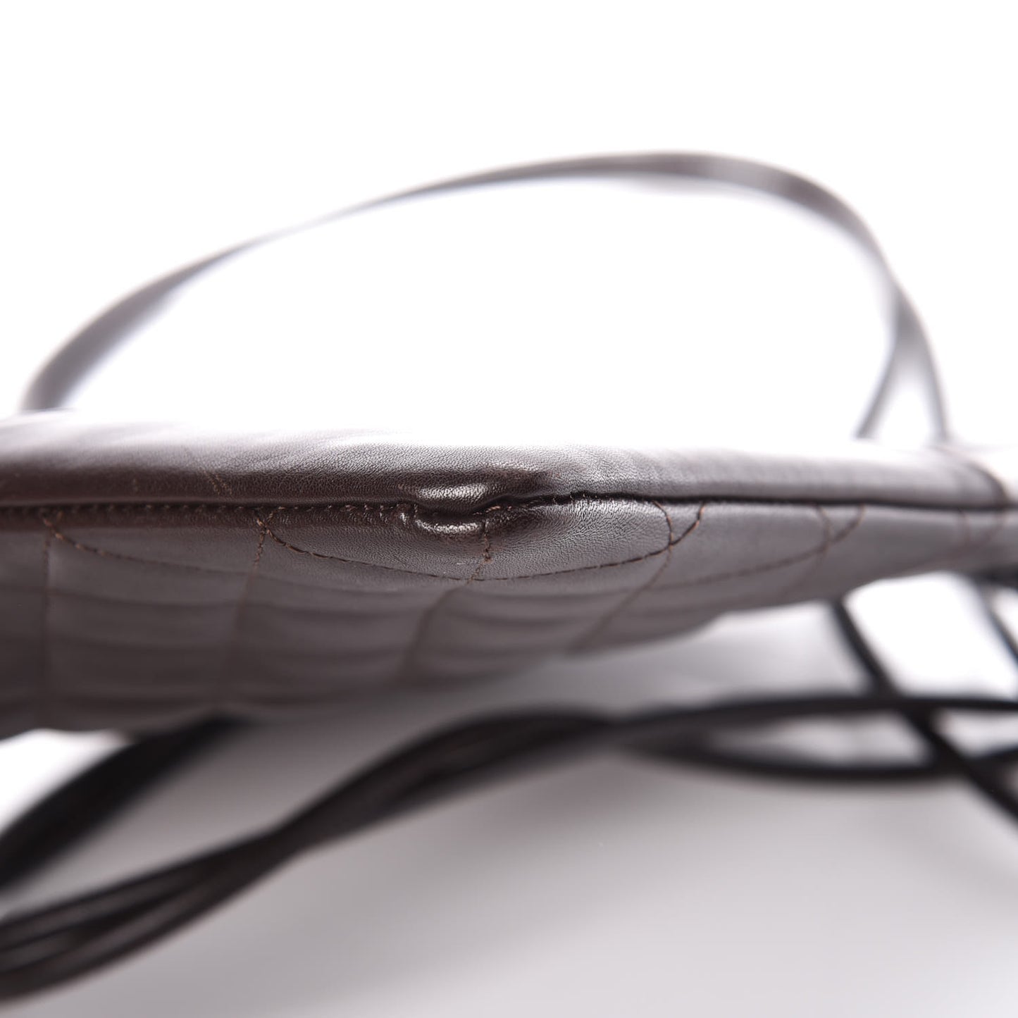 Calfskin Cambon Flat Messenger Brown